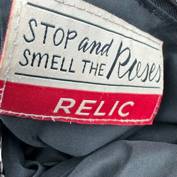 Relic Gray Faux Leather Double Handle Carry All Hobo Shoulder Bag - Picture 16 of 16